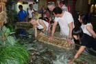 W singapurskim oceanarium mona gaska ryby